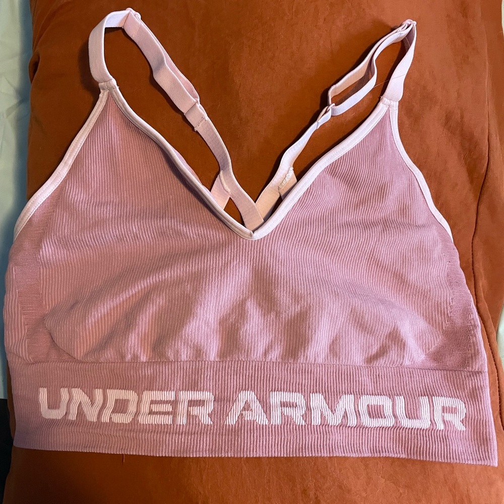 Under Armour Pink Sports Bra Intimates & Sleepwear